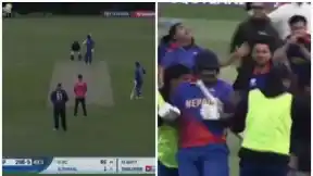 Nepal last ball victory over Scotland in ICC CWC League 2